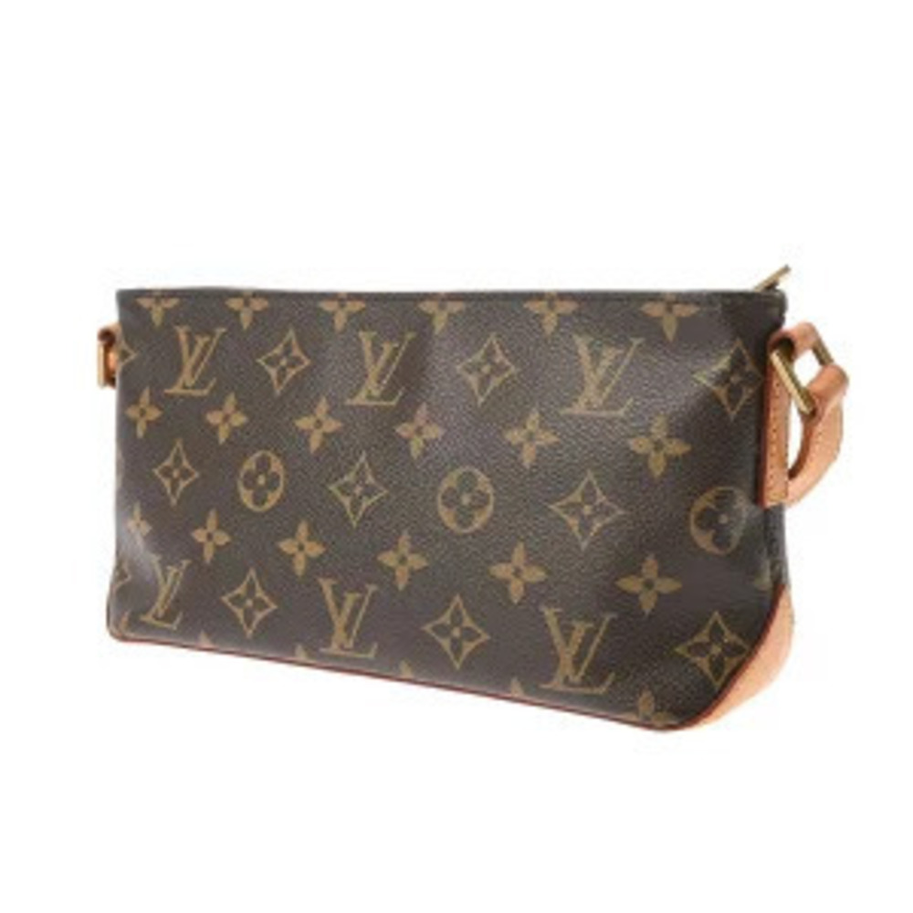 Louis Vuitton Canvas Trotteur Shoulder Monogram Brown Bag